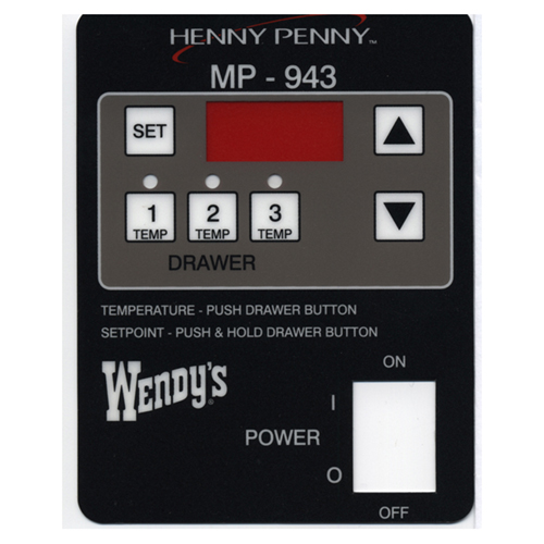 Henny Penny 51561 Decal MP-943