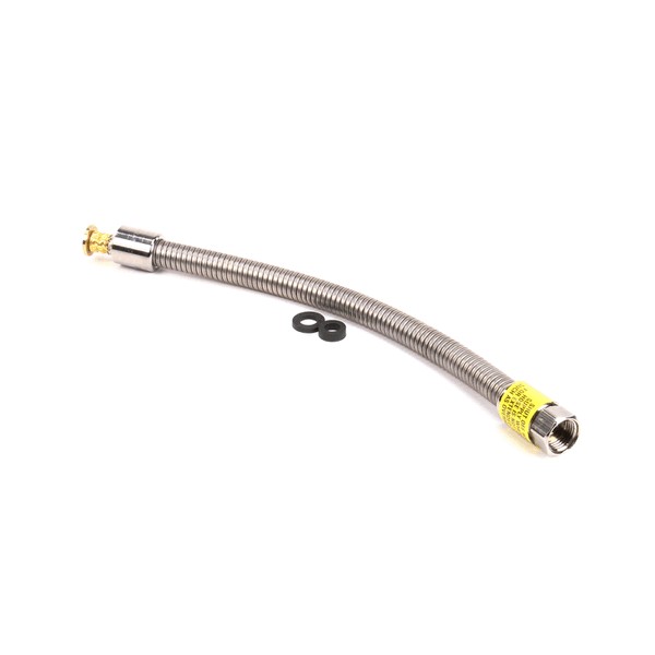 T&S Brass B-0020-H2A Flexible Hose 20" Stainless Steel Less Handle