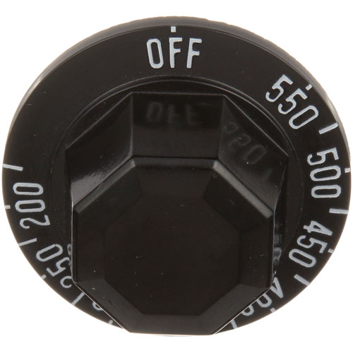 Jade Range 3000012009 Thermostat Knob Off 550-200&deg;F 2" DIA