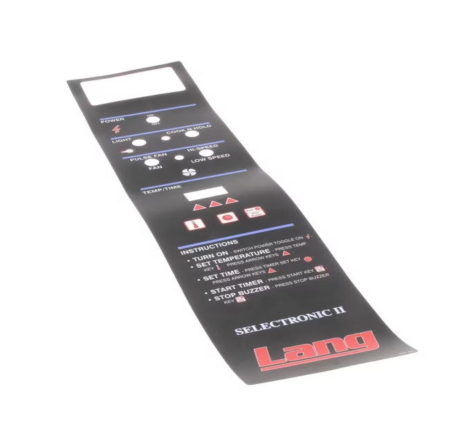 Lang 2M-60301-102 Convection Oven Control Panel Overlay Cook & Hold/Pulse