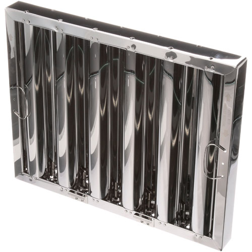Captiveaire HRSS1620 Hoold Filter, Type6, 16 X 20 X 2;1620HRSS, Stainless Steel, BTM Bracket