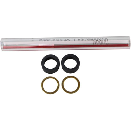 Cleveland FK07302 1 Glass water Tube W/ Red & White Stripes 0.610" DIA X 6"