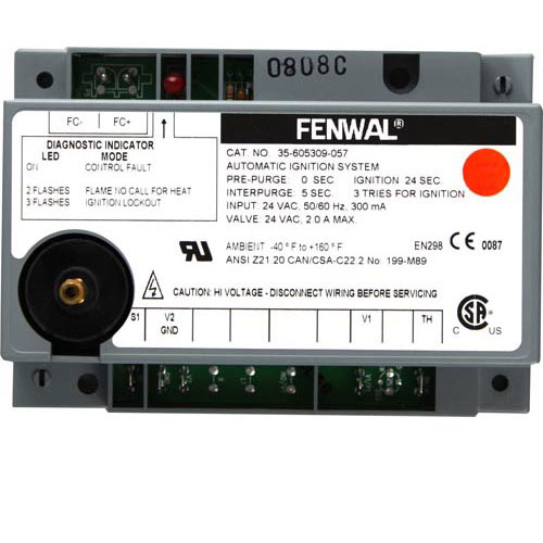 Duke 175877K Lower Burner Ignition Control Module 24 VAC FBB