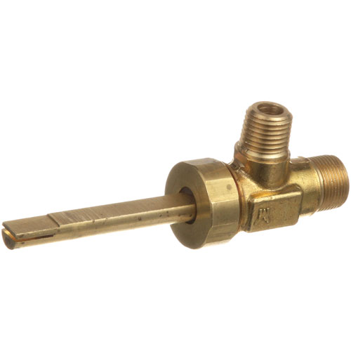 Hobart 408379-4 1/8" MPT x 1/4" CCT Valve W/ Flat Stem, 1/4" CCT Adapte, Rotation On/Off