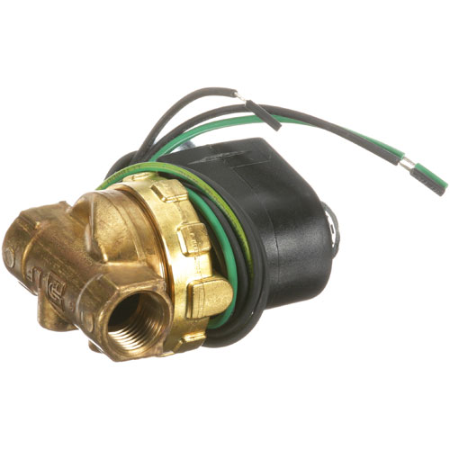 Vulcan Hart 00-857443-00001 Steamer Solenoid Valve W/ 18" Coil Wire Leads, 1/2" FPT
