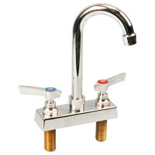 Component Hardware Group TLL11-4000SE1 4" OC Deck Mount Faucet W/3-1/2" Swivel Gooseneck Spout