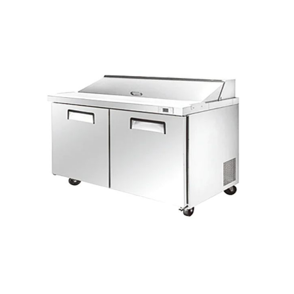 VITLIFE Commercial VSP60 60" Refrigerated Sandwich & Salad Prep Table for Ingredient Storage and Food Preparation