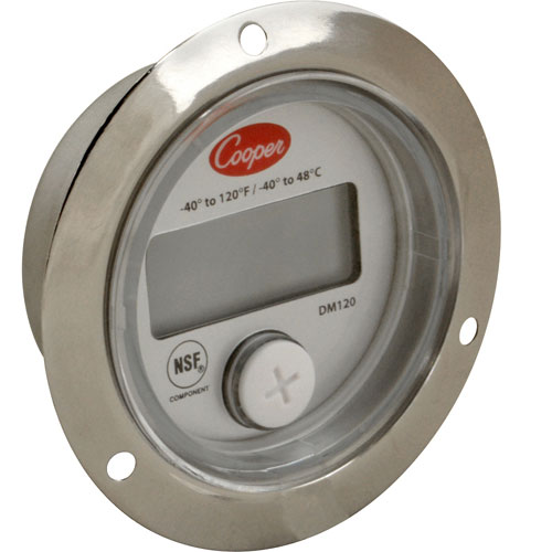 Atkins 10DM120-0-3 Thermometer 2In Frt.Rece SSed Digital