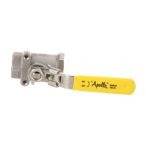 Giles 40784 Fryer Ball Valve W/Nonstic Seals 1/2" SS