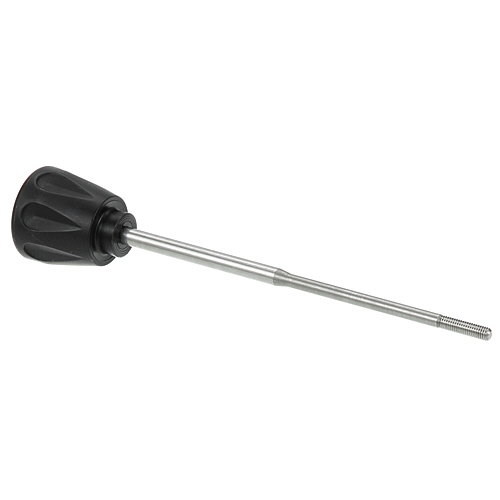 Globe M00225 7" Shaft Black Plastic Knob