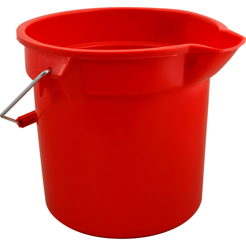 Rubbermaid RBMD261400RED Bucket 14 QT, 12"OD, Red