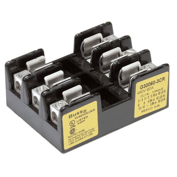 Pitco P5045792 Fryer Fuse Block 3-Pole 60A 480V