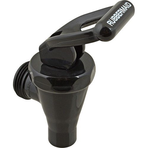 Faucet, "S",Blk Plst,Crvd Hndl For Rubbermaid - Part# Rbmdfg3358l60000