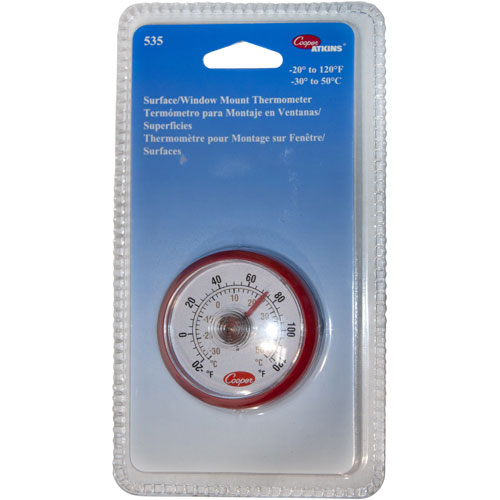 Atkins 535-0-8 Thermometer 2"OD, -20/12 0F Surface Mount