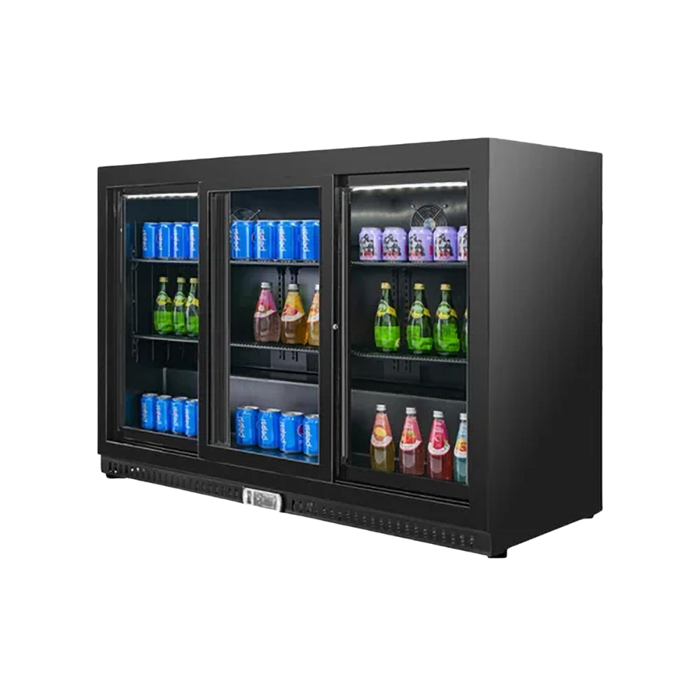 VITLIFE Commercial VBBT-338S 53" Back Bar Cooler 11.6 Cu Ft, Sliding Doors